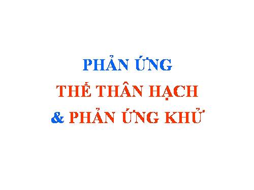 Co che phan ung huu co - chuong 02