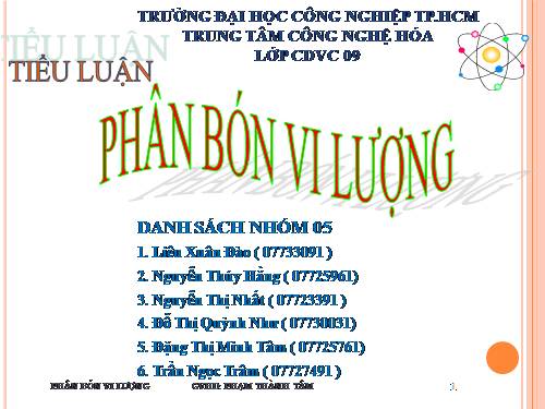 phân bón hóa học