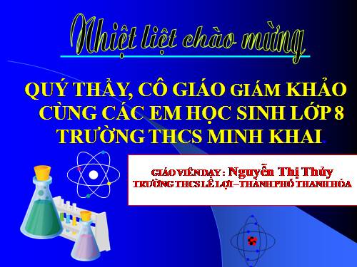 Bai 16. Phương trình hóa học