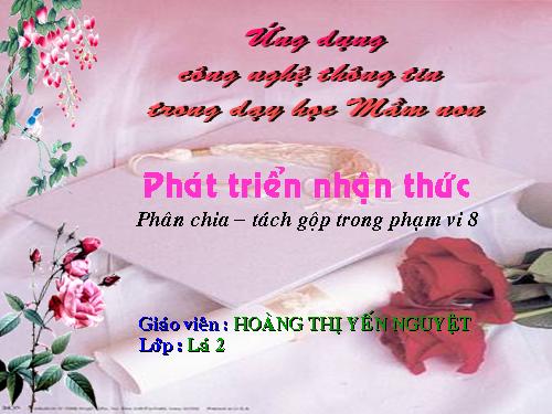 Phan chia - tach gộp trong phạm vi 8