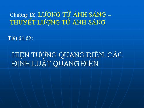 hien tuong quang dien