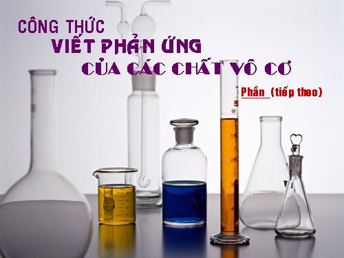 OXIT PHẢN ỨNG VỚI AXIT