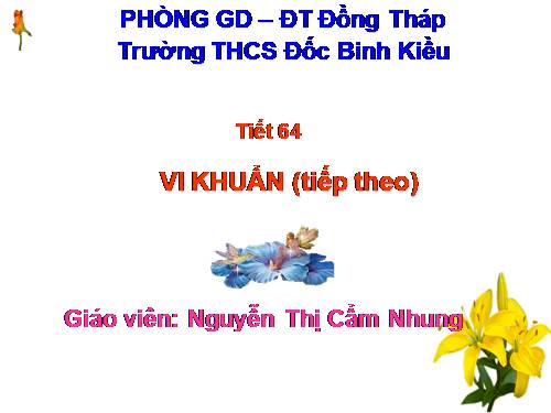 Bài 50. Vi khuẩn