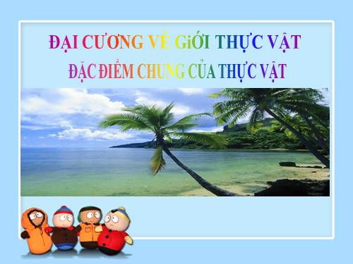 Bài 3. Đặc điểm chung của thực vật