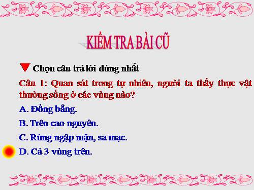 Bài 4. Có phải tất cả thực vật đều có hoa?