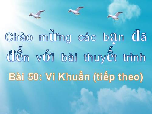 Bài 50. Vi khuẩn