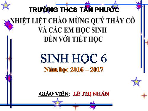 Bài 26. Sinh sản sinh dưỡng tự nhiên