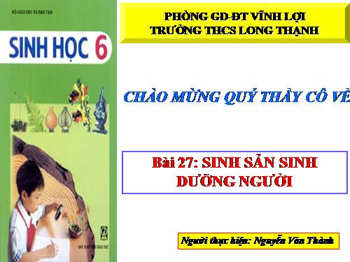 Bài 27. Sinh sản sinh dưỡng do người