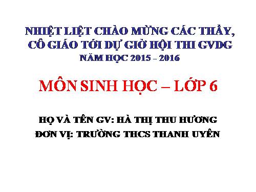 Bài 45. Nguồn gốc cây trồng