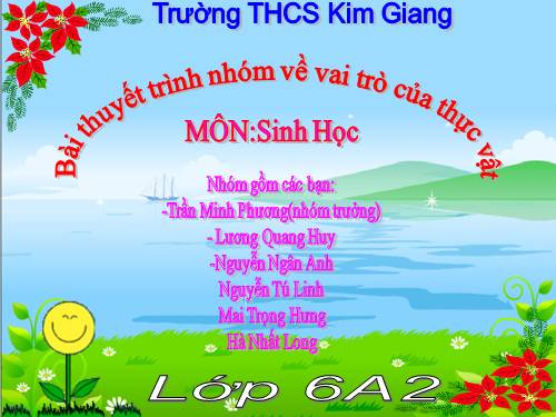 Bài 46. Thực vật góp phần điều hoà khí hậu