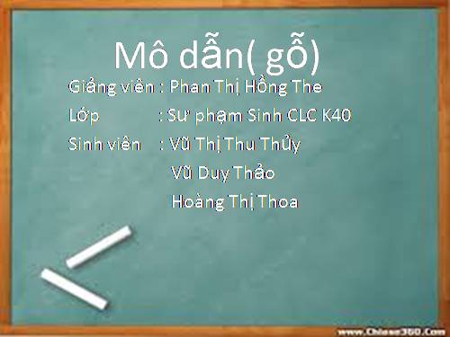 mô dẫn