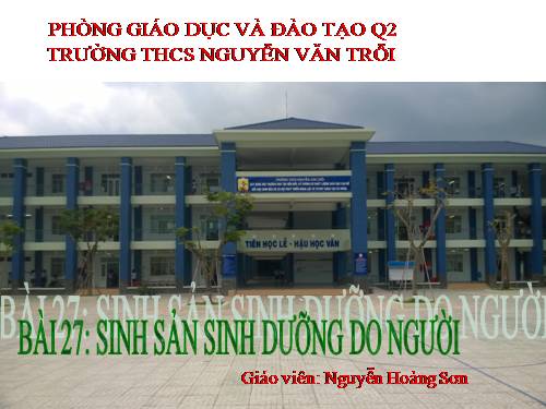 Bài 27. Sinh sản sinh dưỡng do người