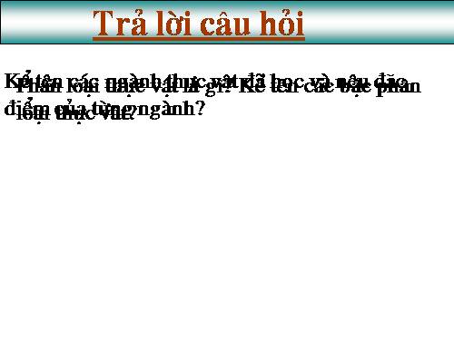 Bài 45. Nguồn gốc cây trồng