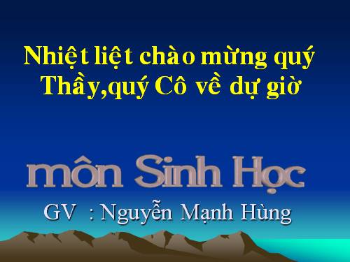 Bài 26. Sinh sản sinh dưỡng tự nhiên