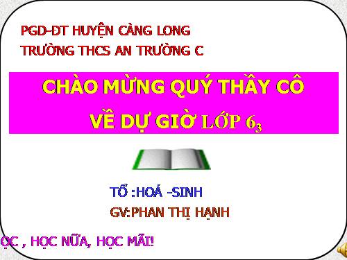 Bài 48. Vai trò của thực vật đối với động vật và đối với đời sống con người