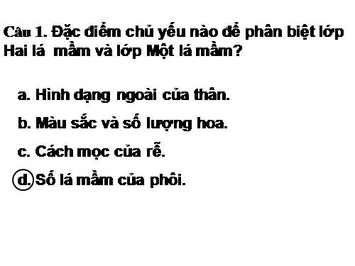 Bài 43. Khái niệm sơ lược về phân loại thực vật