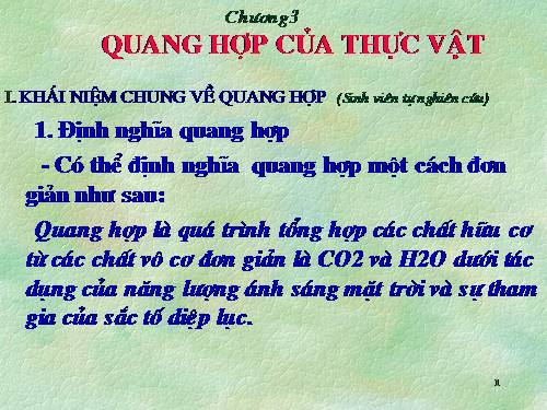 Sinh hóa thực vật