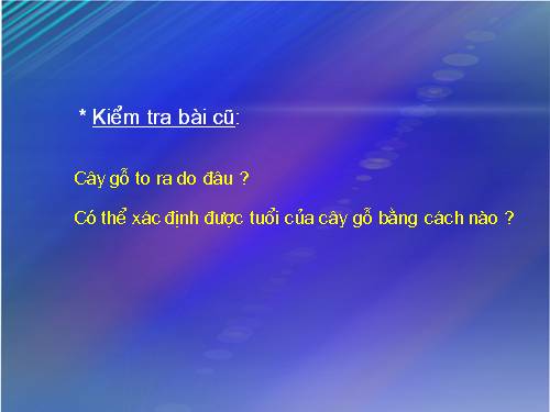 Bài 17. Vận chuyển các chất trong thân