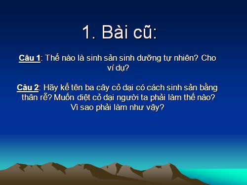 Bài 27. Sinh sản sinh dưỡng do người