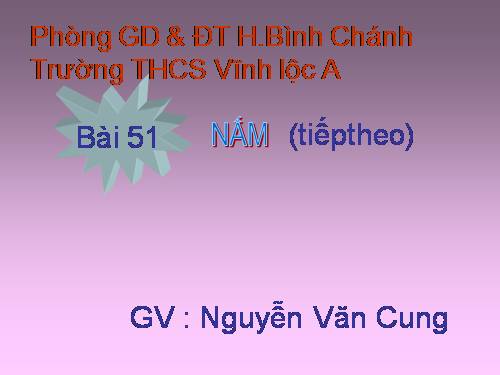 Bài 51. Nấm