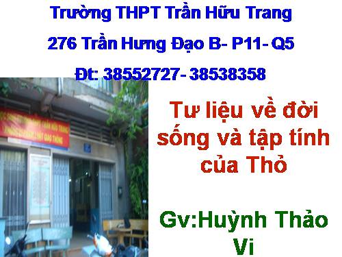 Sinh6_Doi_song_va_tap_tinh_cua_tho