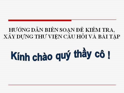 Tài liệu tập huấn Ma trận đề KT Sinh học 2011