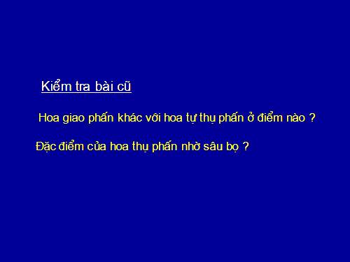 Bài 30. Thụ phấn