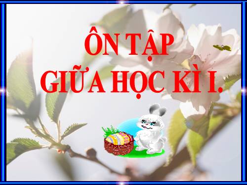 Ôn tập giữa HKI