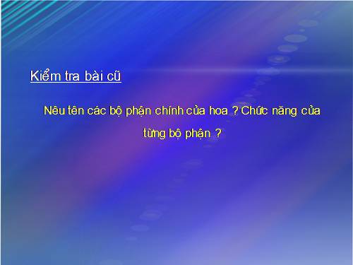 Bài 29. Các loại hoa