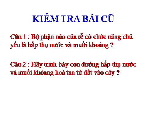 Bài 12. Biến dạng của rễ