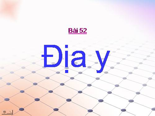 Bài 52. Địa y