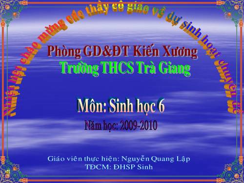 Bài 17. Vận chuyển các chất trong thân