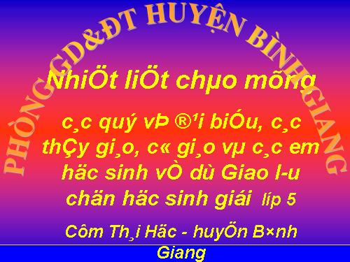 giao lưa hsg huyện