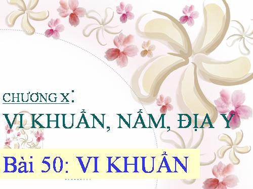 Bài 50. Vi khuẩn