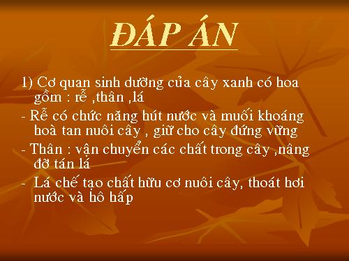 Bài 26. Sinh sản sinh dưỡng tự nhiên