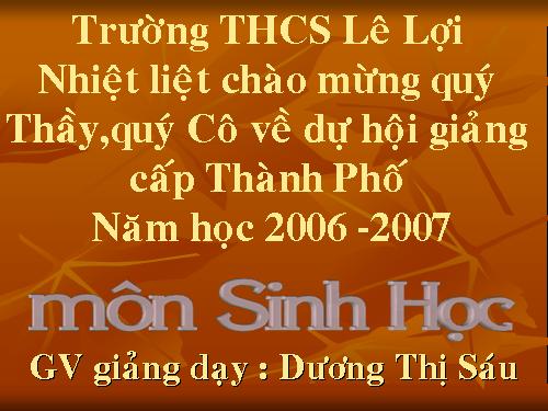 Bài 26. Sinh sản sinh dưỡng tự nhiên