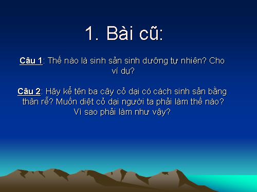 Bài 27. Sinh sản sinh dưỡng do người