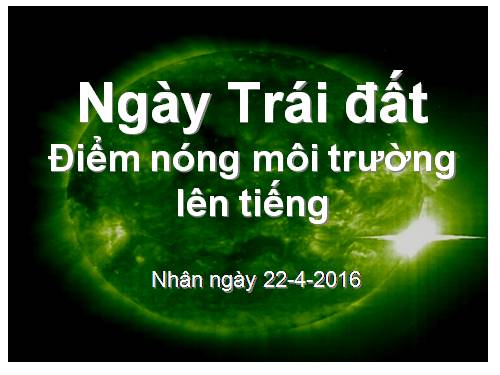 Ngày Trái đất 2016