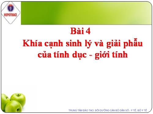 Khía cạnh giải phẫu sinh lý