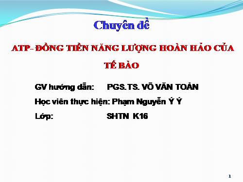 NĂNG LUONG SINH HOC 1