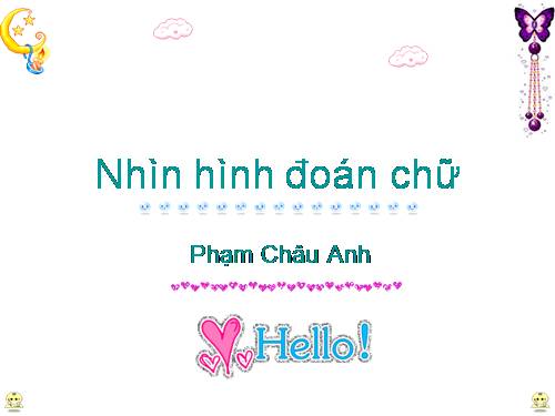 trò chơi đuổi hình bắt chữ