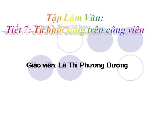 Tả công viên BS