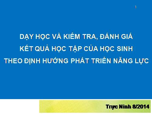 Tập Huân môn sinh khối THPT và THCS