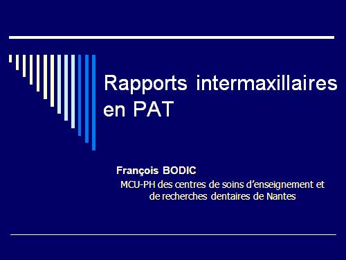 Plan de reférence occlusal en.ppt