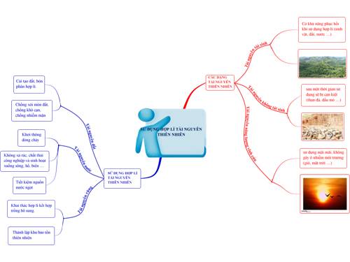Bảnđồ tư duy bài Sử dụng TNTN