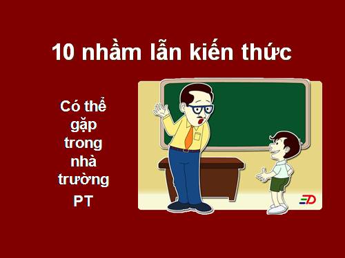 10 nhầm lẫn kiến thức.ppt