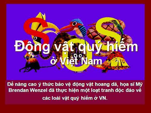 Động vật quý hiếm ở VN.