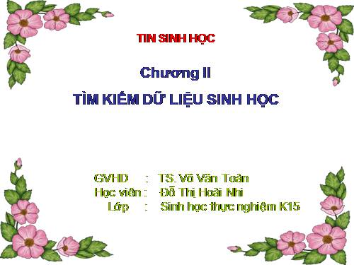 Sinh hoc phan tu