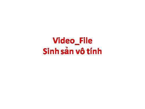 Video- Sinh sản vô tính