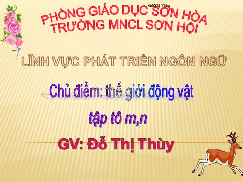 tập tô m,n